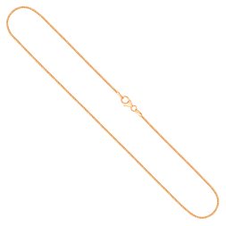 Goldkette als Tondakette in Gelbgold 333 / 8K, 45 cm lang, 1,2 mm breit, Gewicht ca. 5.1 g.