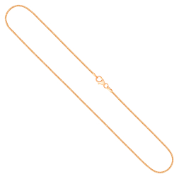 Goldkette als Tondakette in Gelbgold 375 / 9K, 50 cm lang, 1,2 mm breit, Gewicht ca. 5.8 g.