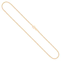 Goldkette als Tondakette in Gelbgold 333 / 8K, 36 cm lang, 1,2 mm breit, Gewicht ca. 4.0 g.