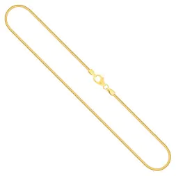 Goldkette als Tondakette in Gelbgold 333 / 8K, 80 cm lang, 1,5 mm breit, Gewicht ca. 14.0 g.