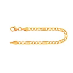 Armband als Fantasiekette in Gelbgold 333 / 8 K, 18 cm lang, 3,5mm breit, Gewicht ca. 1.7 g.