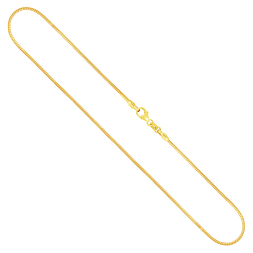 Goldkette als Tondakette in Gelbgold 333 / 8K, 45 cm lang, 1,2 mm breit, Gewicht ca. 5.4 g.