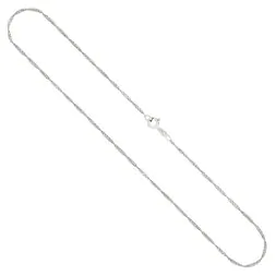 Goldkette als Singapurkette in Weißgold 585 / 14K, 45 cm lang, 1,4 mm breit, Gewicht ca. 1.9 g.