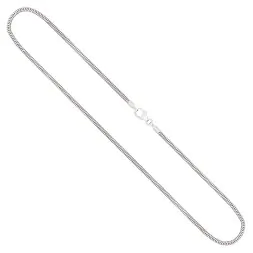 Goldkette als Schlangenkette in Weißgold 585 / 14K, 55 cm lang, 1,9 mm breit, Gewicht ca. 12 g.