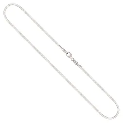 Goldkette als Tondakette in Weißgold 585 / 14K, 95 cm lang, 1,5 mm breit, Gewicht ca. 21.1 g.