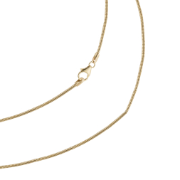 Goldkette als Tondakette in Gelbgold 585 / 14K, 70 cm lang, 1,8 mm breit, Gewicht ca. 12.9 g.