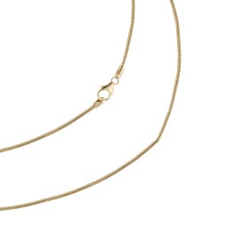 Goldkette als Tondakette in Gelbgold 585 / 14K, 34 cm lang, 1,8 mm breit, Gewicht ca. 6.3 g.
