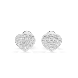 0,18 Karat Diamant Ohrstecker mit 36 echten Diamanten, Weißgold 585 / 14K