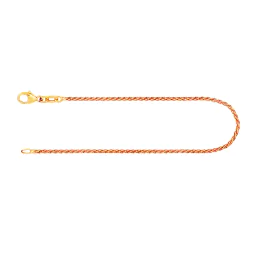 Armband als Zopfkette in Gelbgold 333 / 8 K, 18 cm lang, 1,7mm breit, Gewicht ca. 1.8 g.
