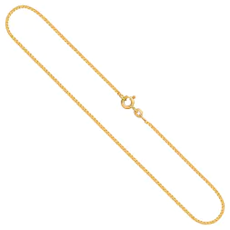 Goldkette als Venezianerkette in Gelbgold 333 / 8K, 70 cm lang, 1,2 mm breit, Gewicht ca. 5.8 g.