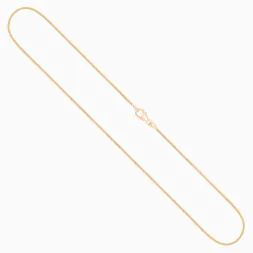 Goldkette als Schlangenkette in Gelbgold 750 / 18K, 55 cm lang, 0,9 mm breit, Gewicht ca. 5.6 g.