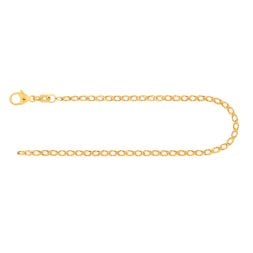 Armband Zwillingspanzerkette Gelbgold