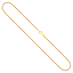 Goldkette als Bingokette in Gelbgold 585 / 14K, 38 cm lang, 1,3 mm breit, Gewicht ca. 3.7 g.