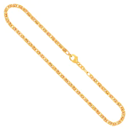 Goldkette als Königskette in Gelbgold 750 / 18 Karat, 50 cm lang, 2.8 mm breit, Gewicht ca. 33 g.