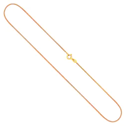 Goldkette als Schlangenkette in Gelbgold 585 / 14K, 60 cm lang, 0,9 mm breit, Gewicht ca. 4.7 g.