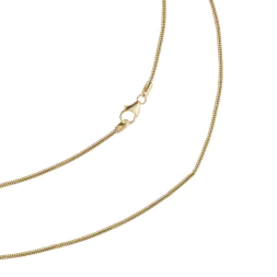 Goldkette als Tondakette in Gelbgold 585 / 14K, 70 cm lang, 1,8 mm breit, Gewicht ca. 12.9 g.