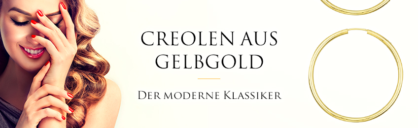 Creolen aus Gelbgold